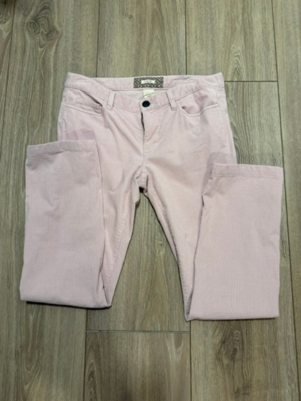 J. Crew Matchstick Pink Corduroy Pants Women Size 28S
